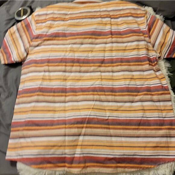 Men's tallia Striped button Up shirt NWT SZ  2xl - Picture 2 of 5